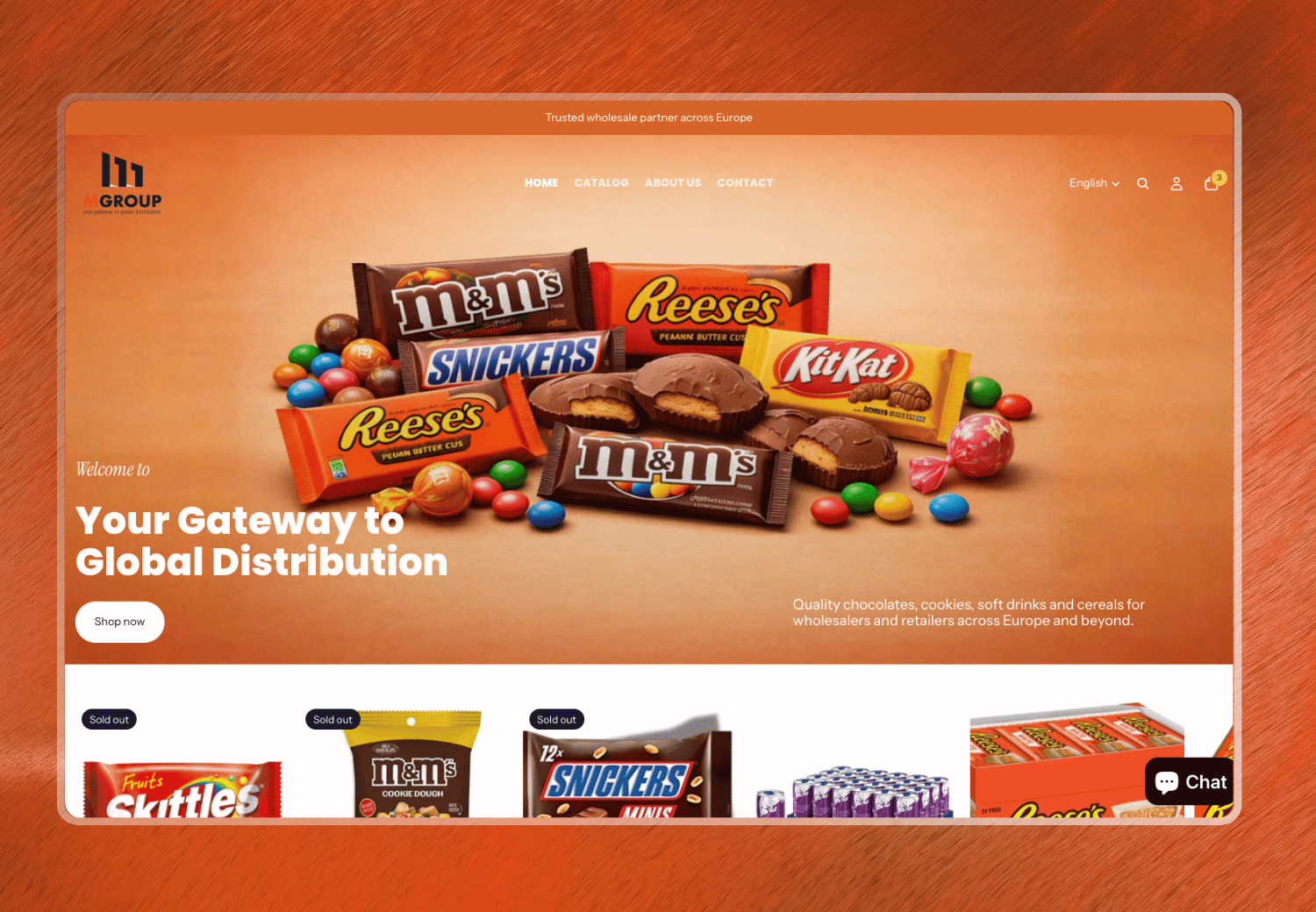 The M-Group website case