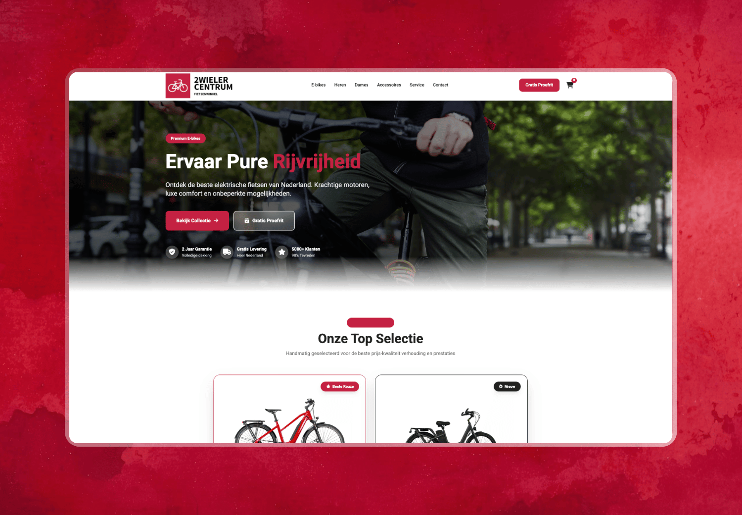 Tweewieler Centrum nieuwe webshop
